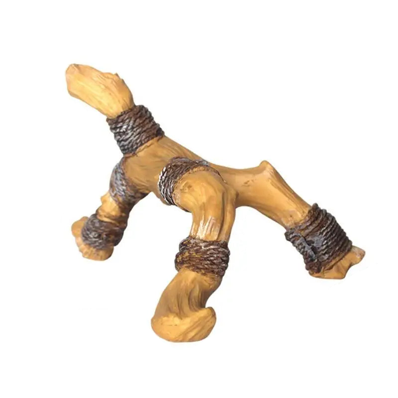 Decorazione Gabbia Rettili Colore Marrone Ramo Effetto Legno Materiale Resina