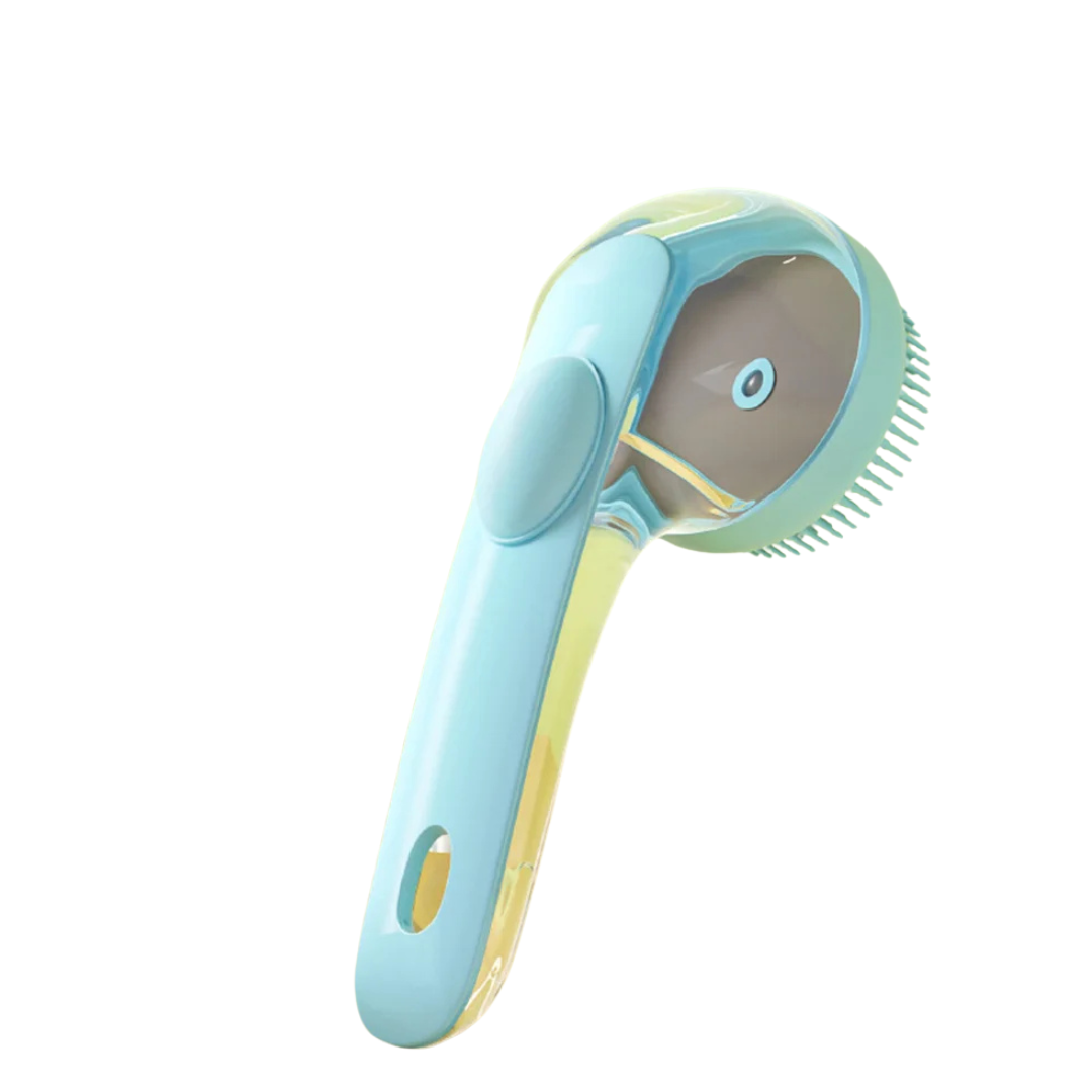 Spazzola Pulizia Animali Domestici Cani Gatti Lavaggio Massaggio Diverse Colorazioni