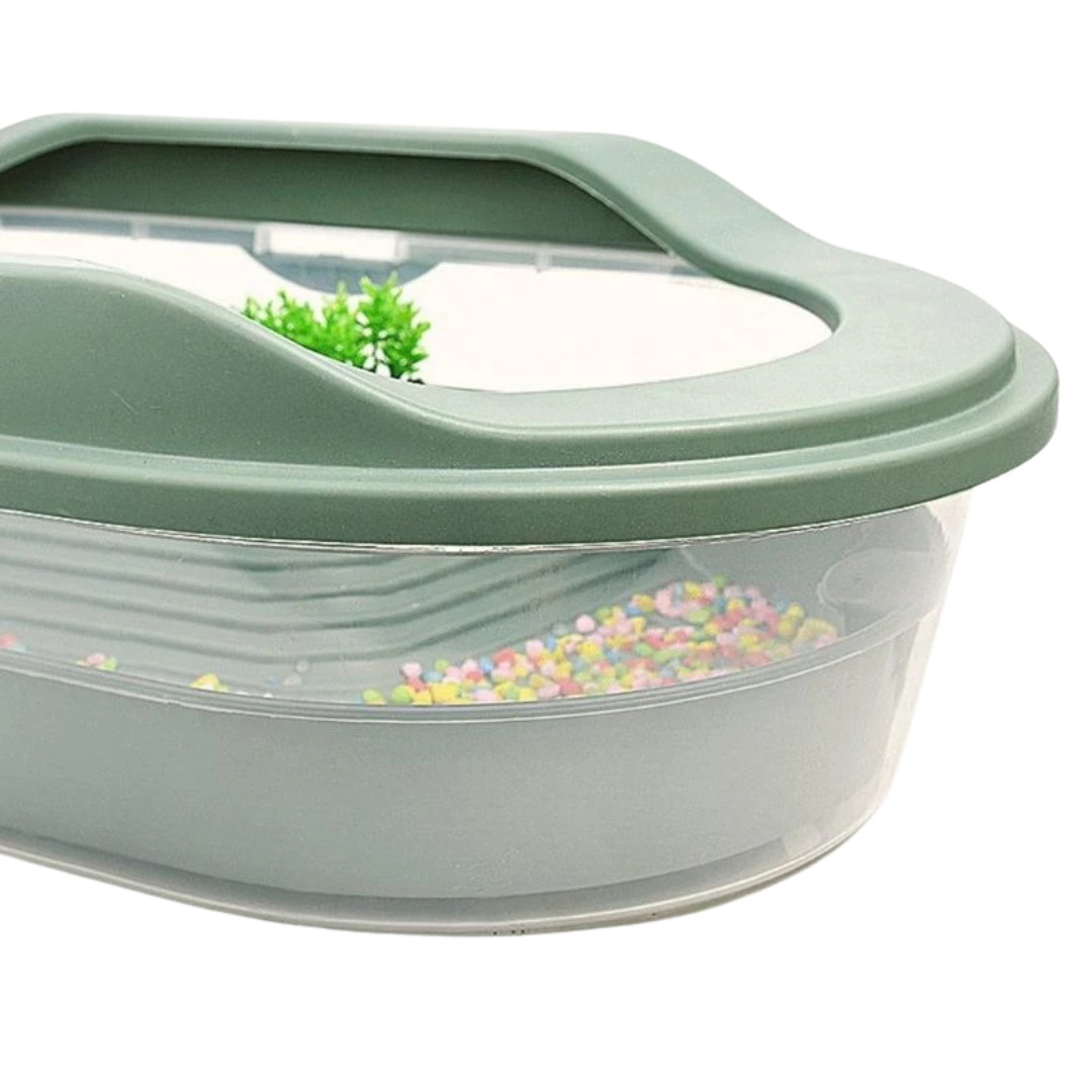 Gabbia Rettili Tartaruga Habitat Grandi Capacità Plastica Vasca Removibile