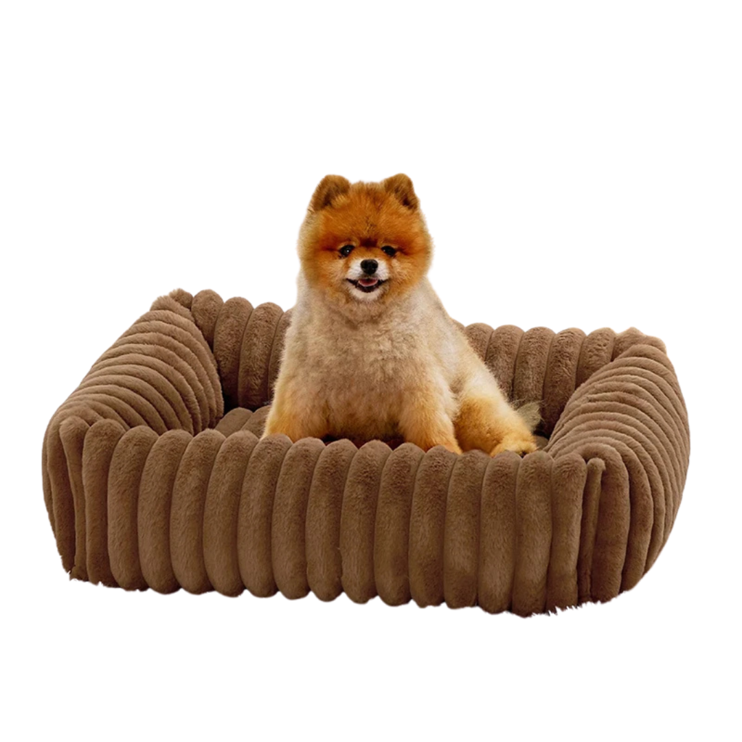 Grande Letto Animali Domestici Cuccia Quadrata Peluche Lavabile Diverse Colorazioni