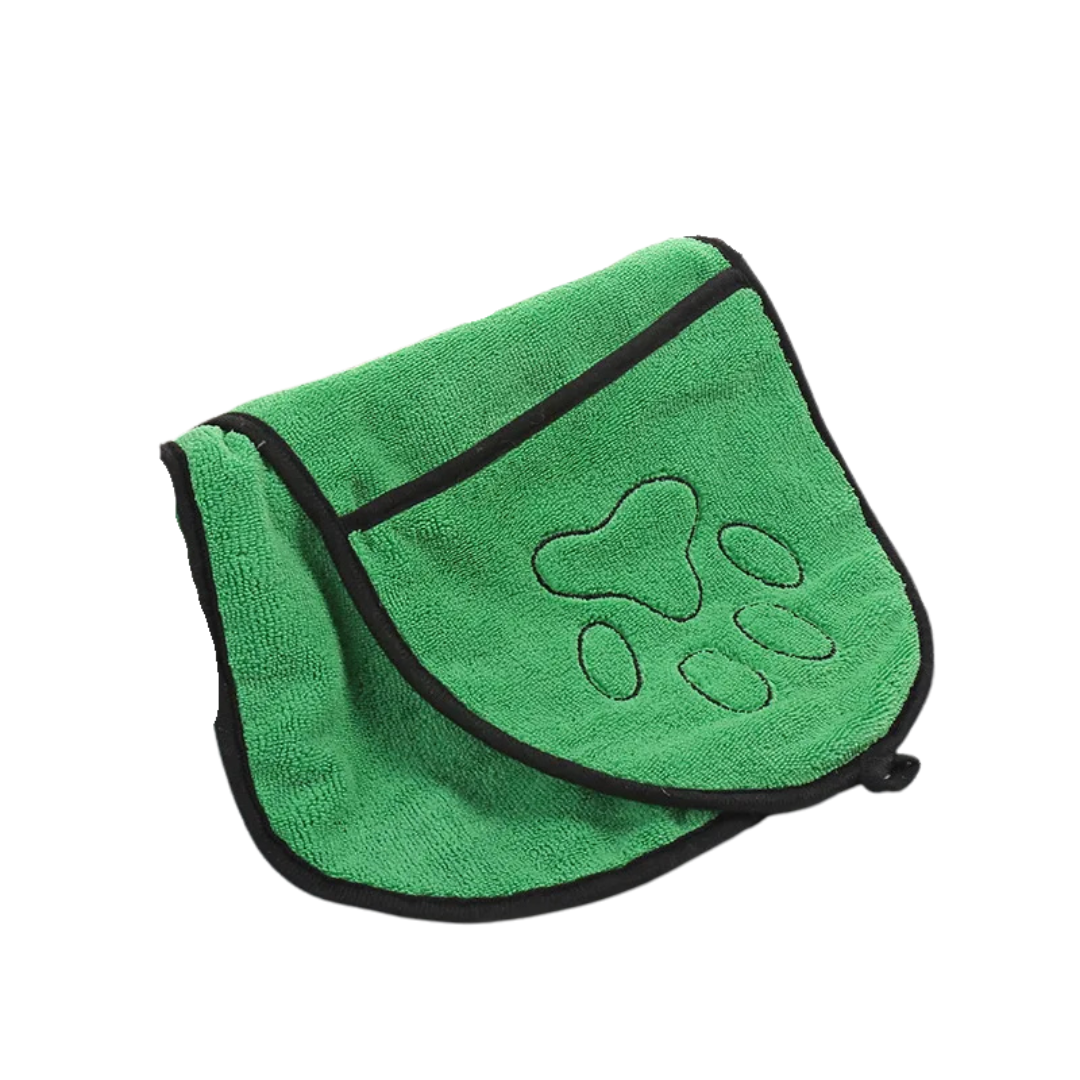 Asciugamano Animali Domestici Accappatoio Bagno Morbida Assorbente Diverse Colorazioni