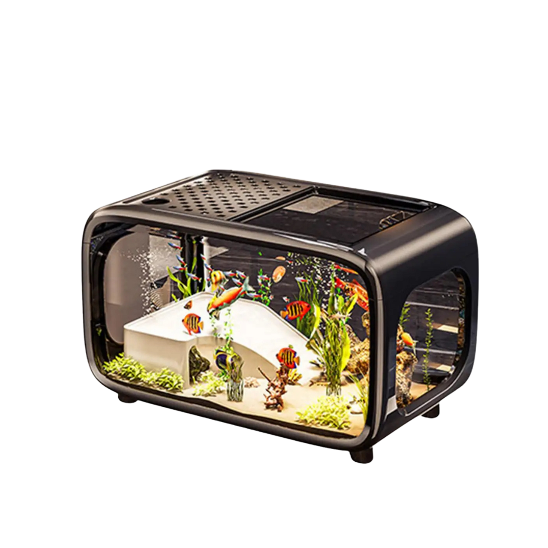 Acquario Acrilico Trasparente Contenitore Animali Acquatici Ciotola