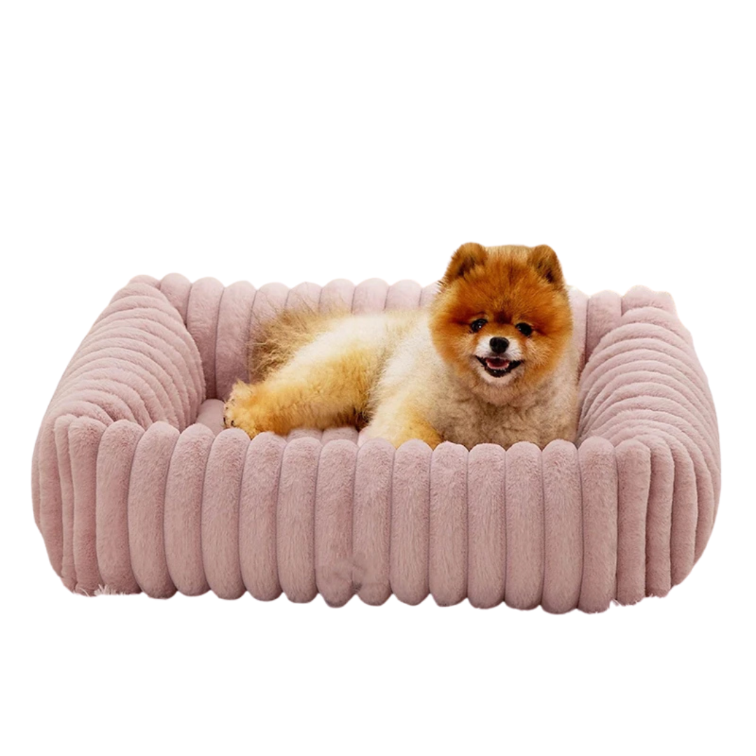 Grande Letto Animali Domestici Cuccia Quadrata Peluche Lavabile Diverse Colorazioni