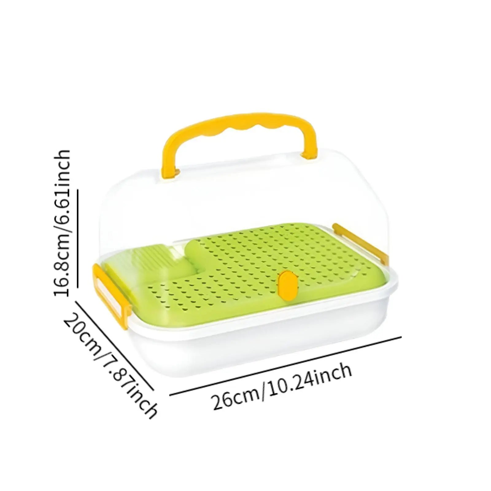 Accessori Tartarughe Gabbia Decorazione Rettile Colore Verde Materiale Plastica - WORLD HAPPY PET