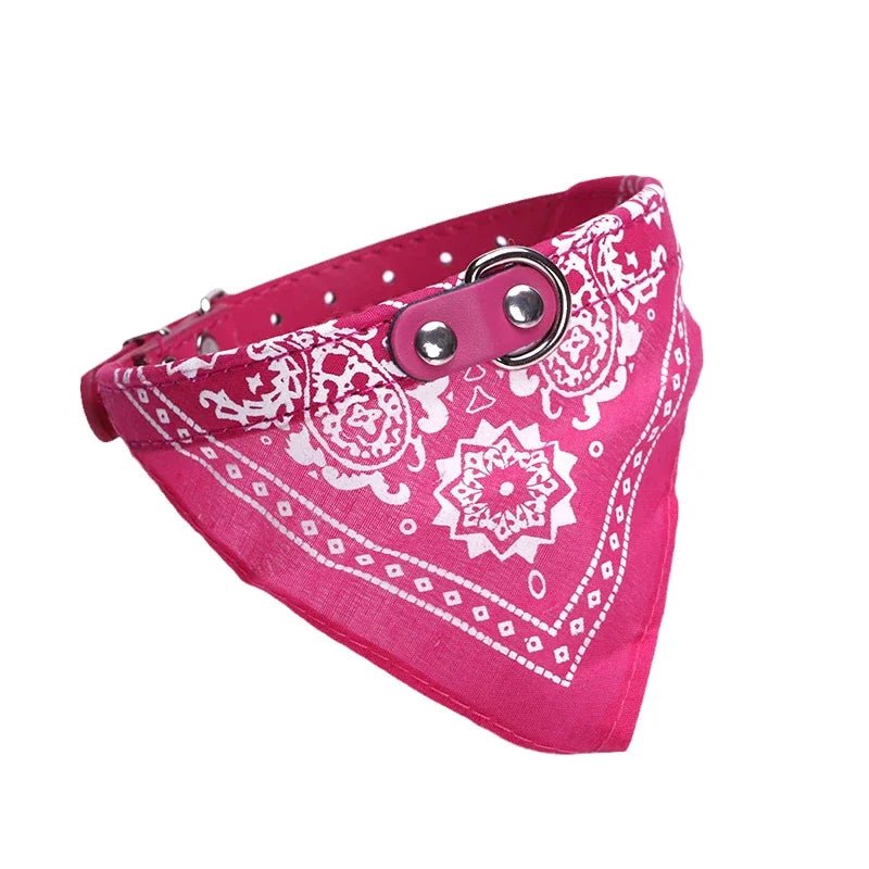 Collare Modello Bandana Collari Regolabili Accessori Diverse Colorazioni - WORLD HAPPY PET