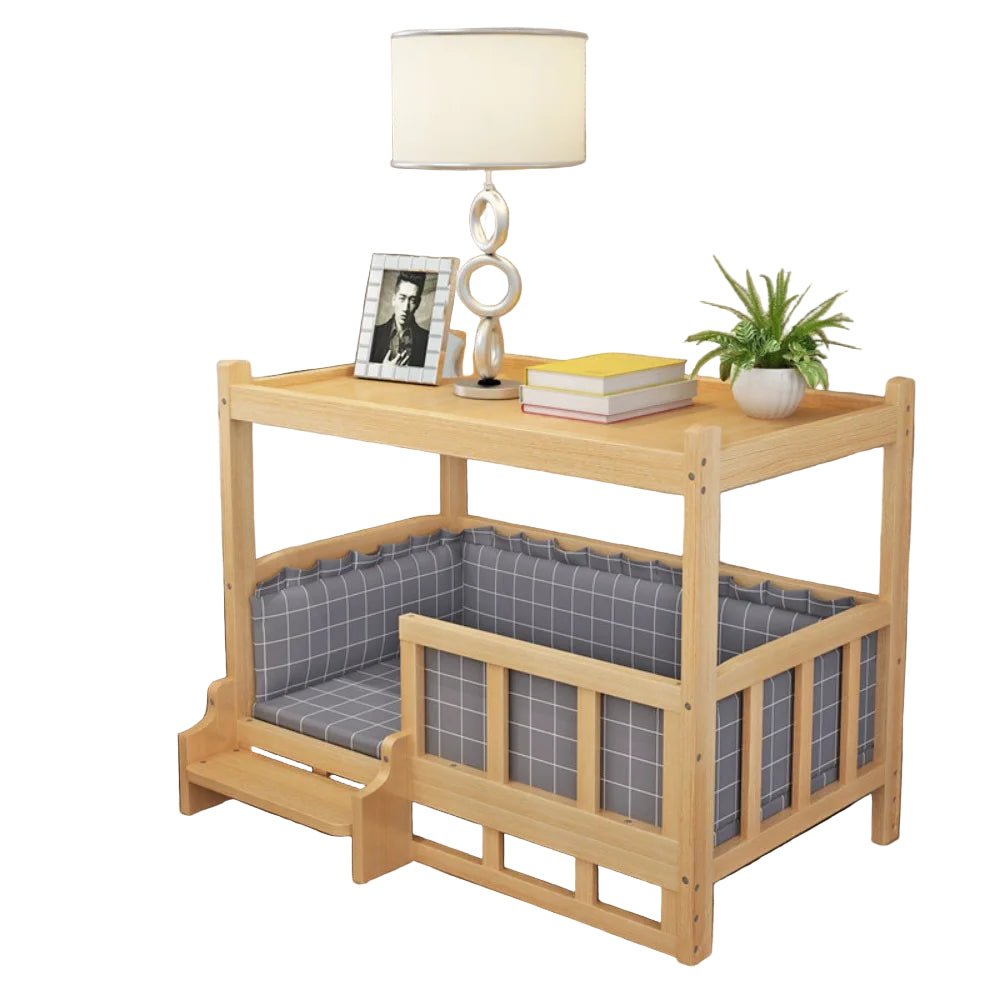 Cuccia Legno Comodino Cuccia Cani Gatti Diversi Modelli Creativa Resistente - WORLD HAPPY PET