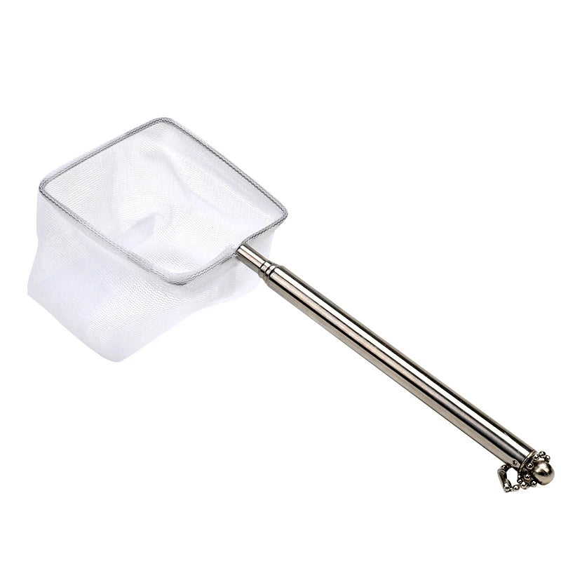 Accessori Acquario Retino Allungabile Diverse Forme Acciaio Inossidabile