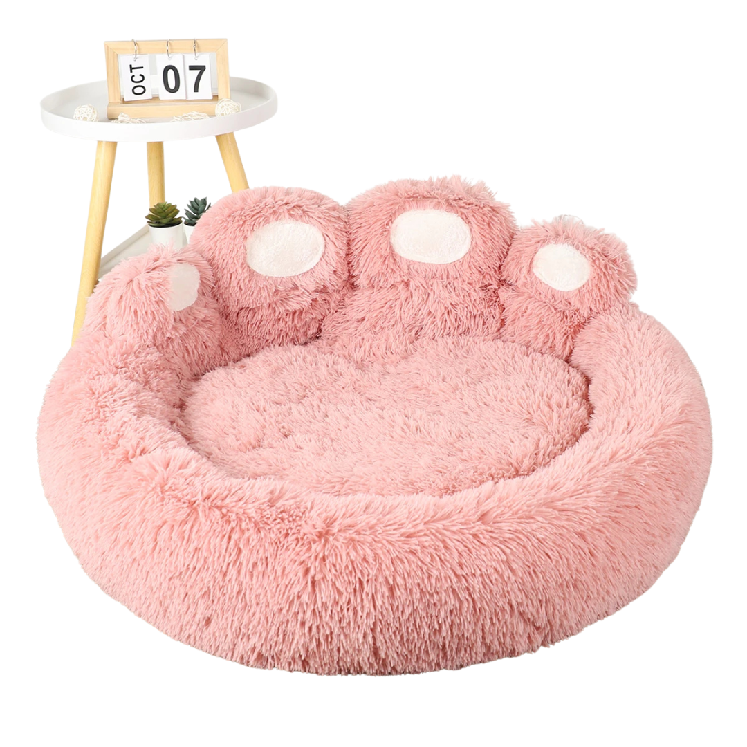 Cuccia Animali Domestici Letto Forma Zampa Diversi Colori Morbido Comodo Grande