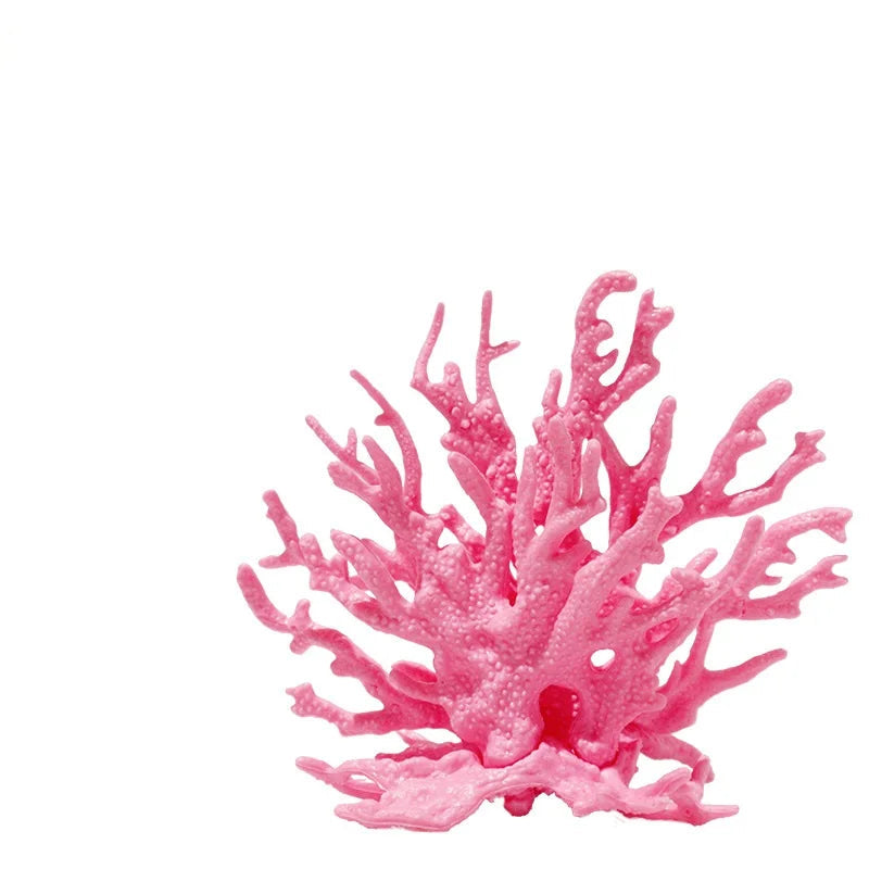 Decorazione Acquario Corallo Finto Resina Diverse Colorazioni