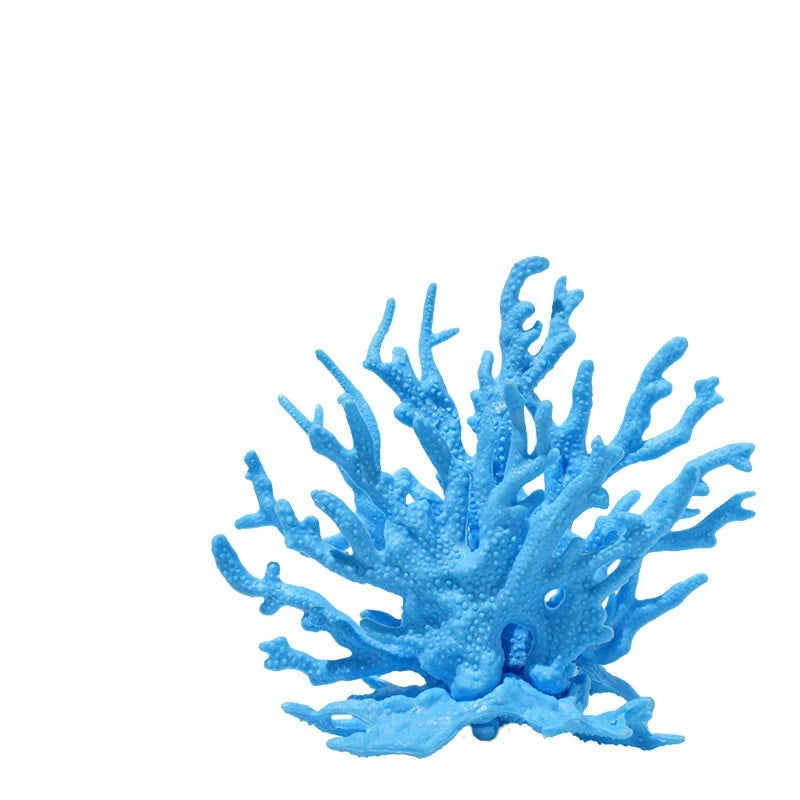 Decorazione Acquario Corallo Finto Resina Diverse Colorazioni