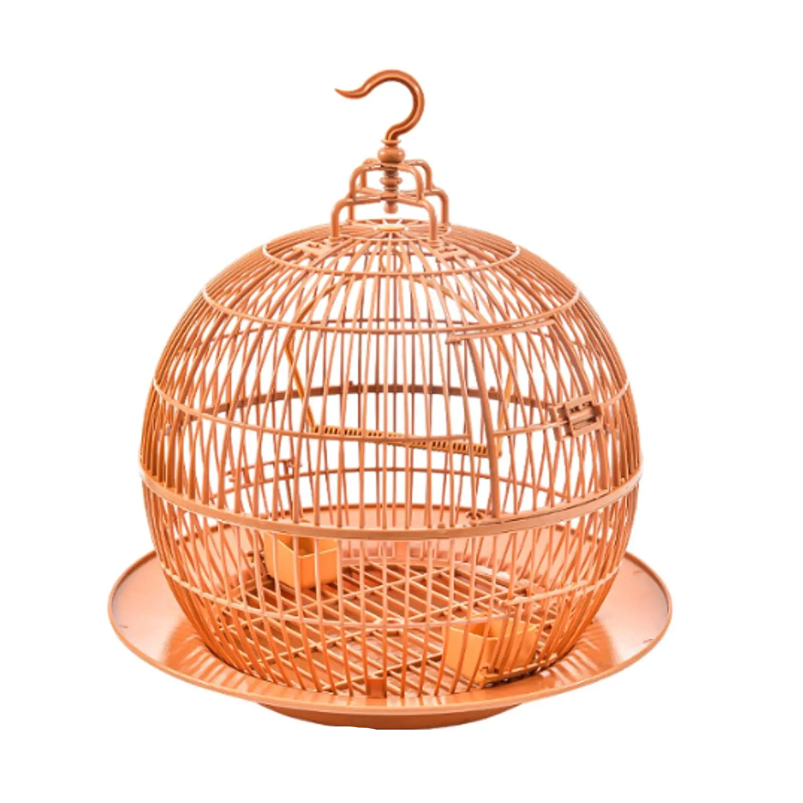 Gabbia uccelli Base Colore Bronzo Accessori Inclusi Materiale Plastica Rigida