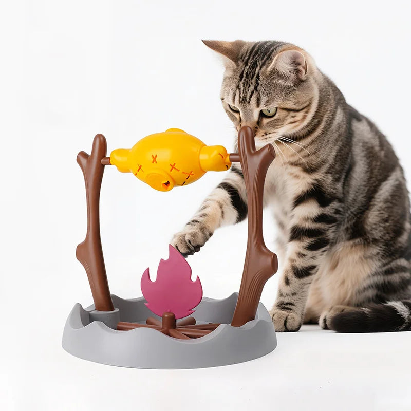 Giochi Per Animali Domestici Spazio Cibo Interattivo Materiale Plastica Gatti