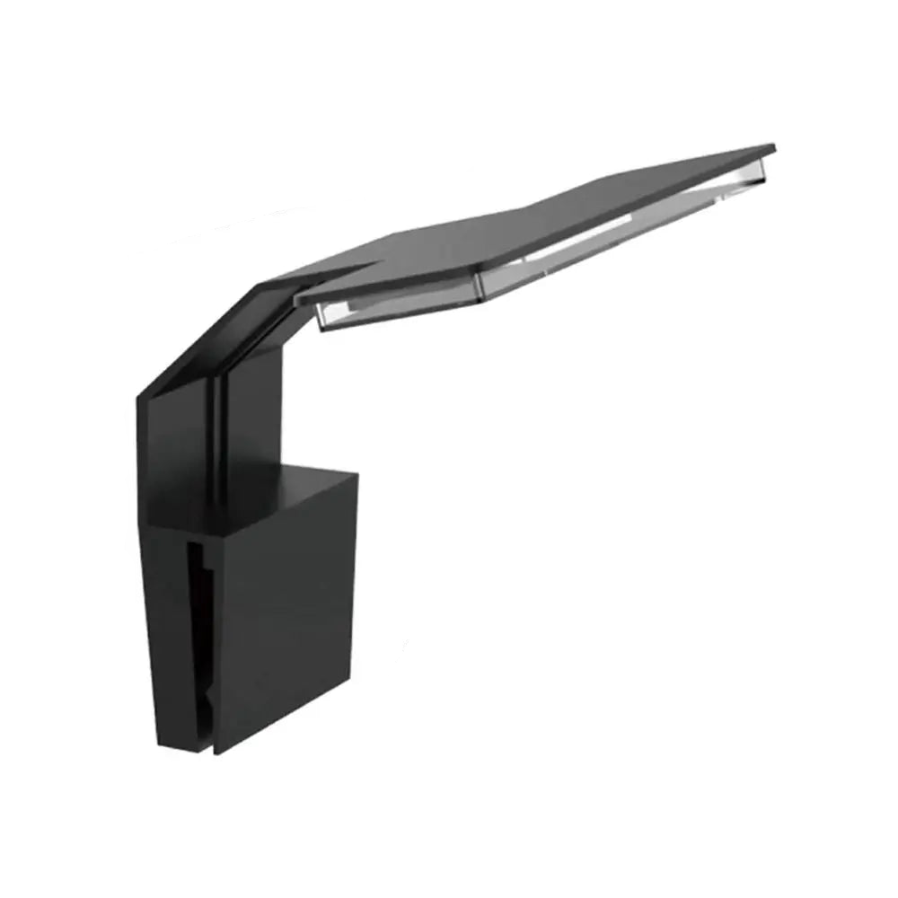 Luci Acquario Colore Nero LED Rettangolare Clip Bordo Vaschetta Pesci