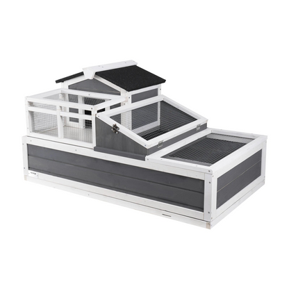 Casa Tartarughe 3 Stanze Habitat Tartarughe Tetto Apribile Gabbia Rettili Grande