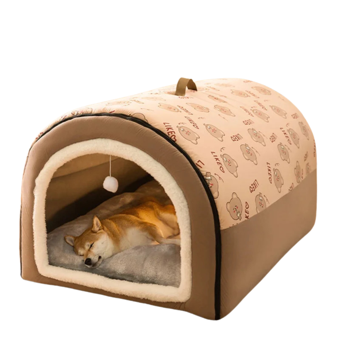 Cuccia Cane Gatto Grandi Dimensioni Colore Marrone Materiale Cotone Lavabile
