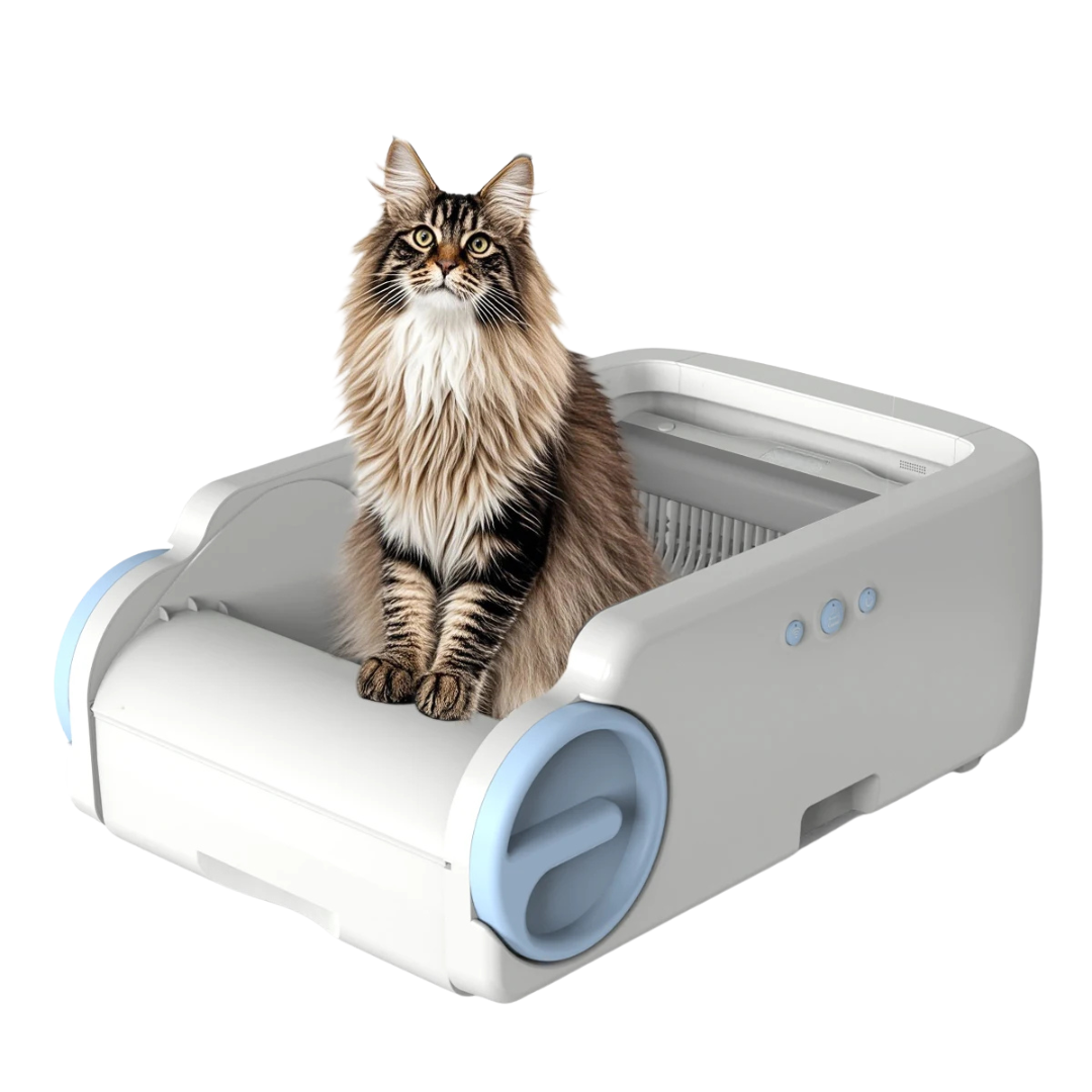 Lettiera Automatico Gatti Intelligente Pulizia Controllo WiFi Toilette