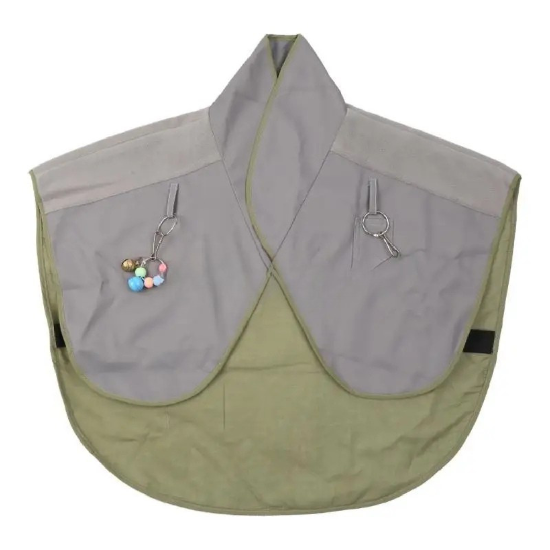 Scialle Protezione Spalle Pappagalli Diverse Colorazioni Materiale Impermeabile