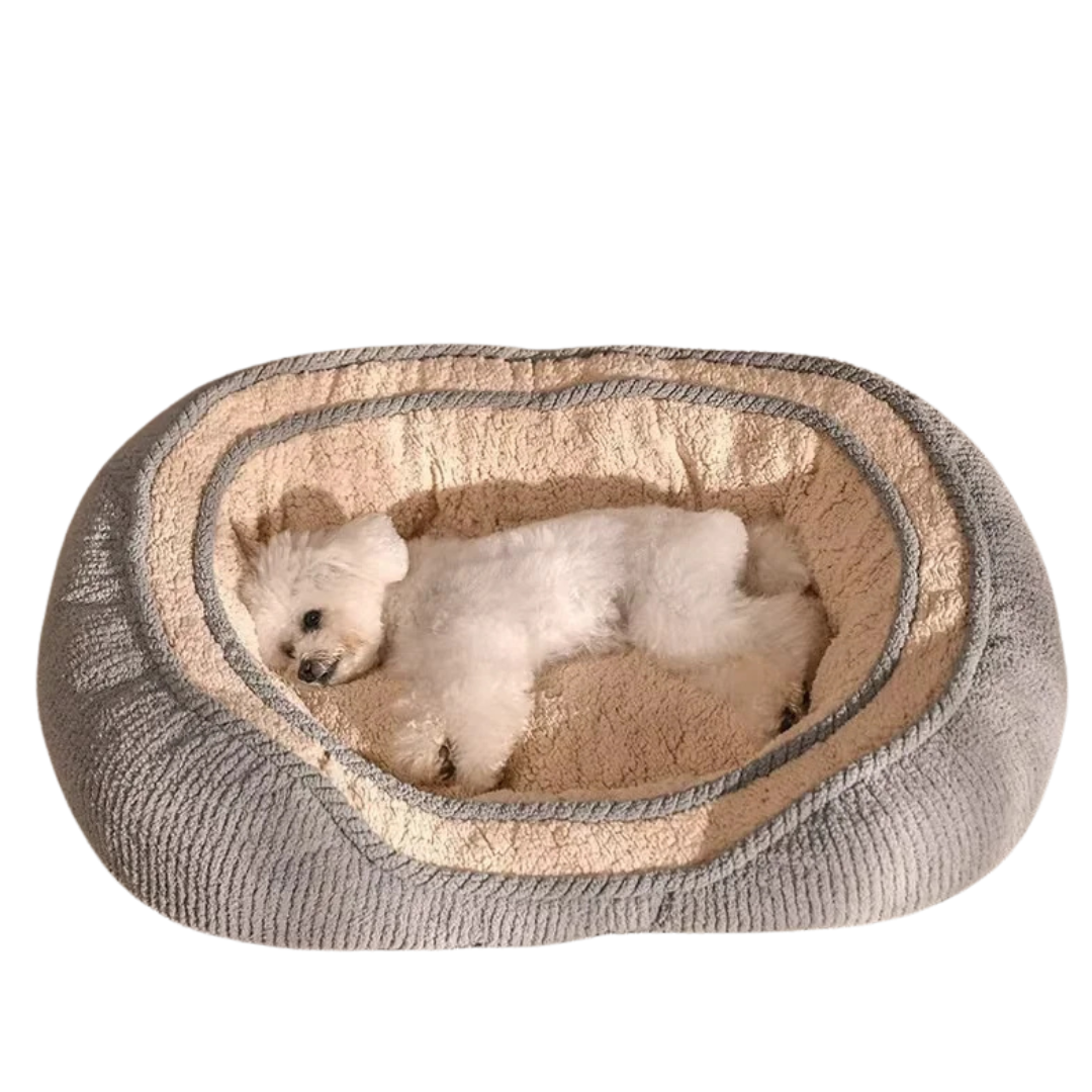 Cuccia Animali Domestici Grigio Comoda Accessori Traspirante Morbida