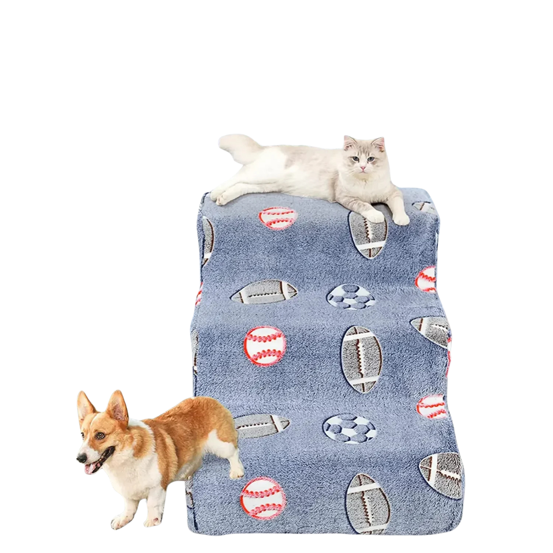 Scale Animali Domestici 3 Gradini Rampa Antiscivolo Lavabili Design Creativo