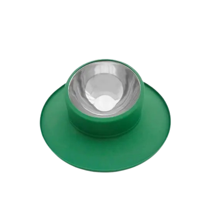 Ciotola Animali Domestici Antiscivolo Acciaio Silicone Diverse Colorazioni