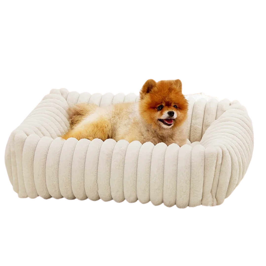 Grande Letto Animali Domestici Cuccia Quadrata Peluche Lavabile Diverse Colorazioni