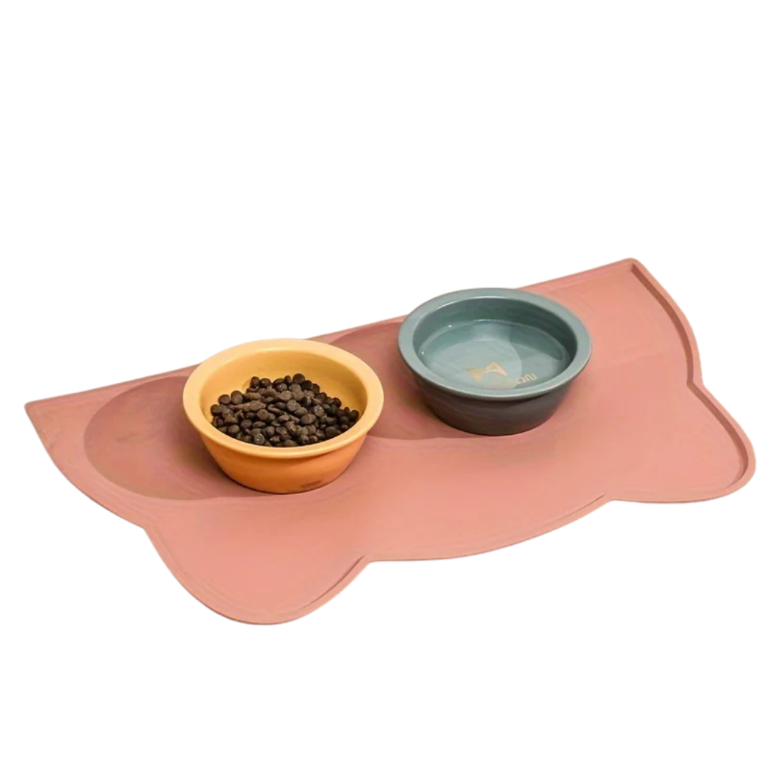 Tovaglietta Diverse Colorazioni Gomma Supporto Ciotole Impermeabile