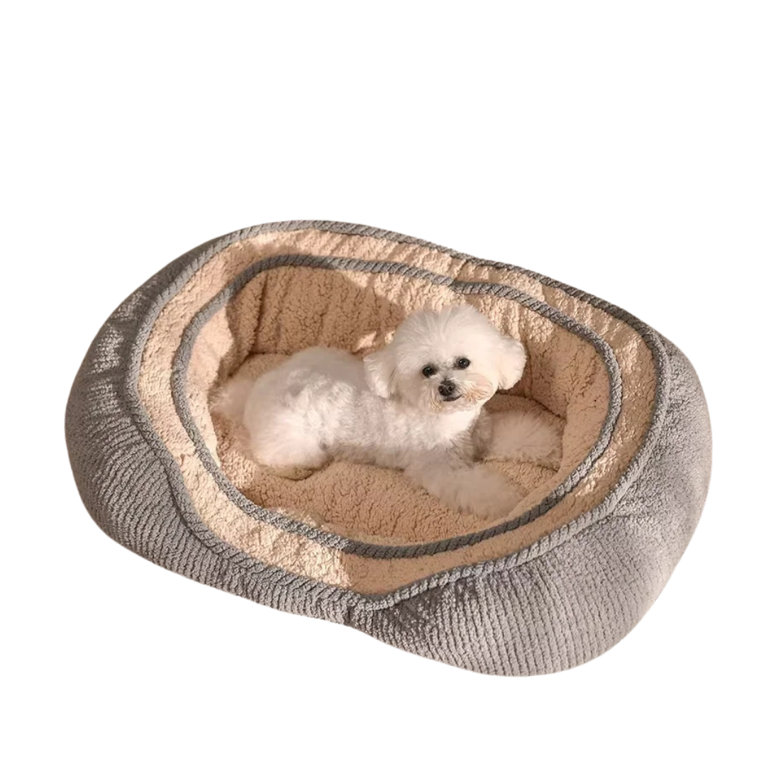 Cuccia Animali Domestici Grigio Comoda Accessori Traspirante Morbida