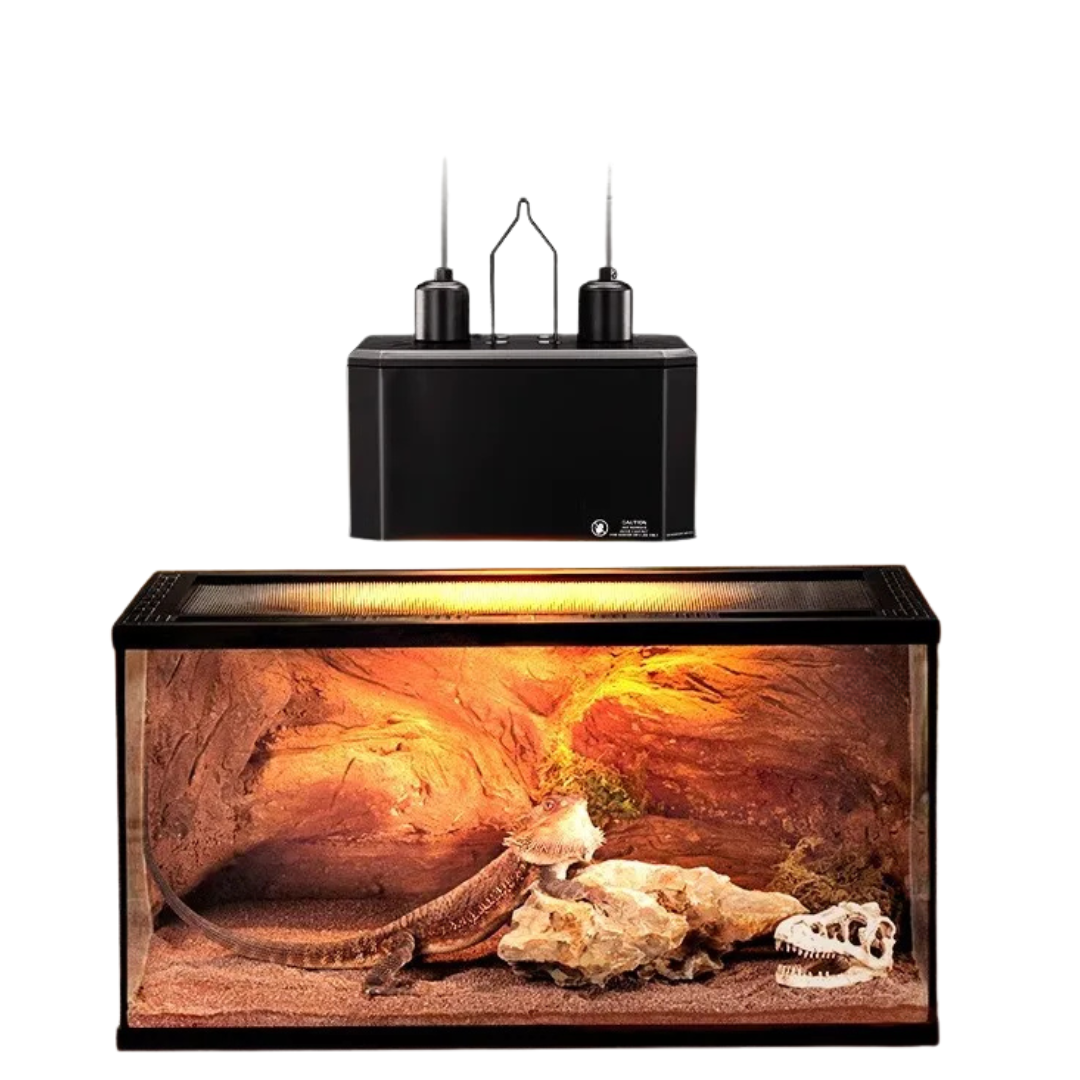 Lampada Rettili Cupola Termica UVA Luce Sole Regolabile