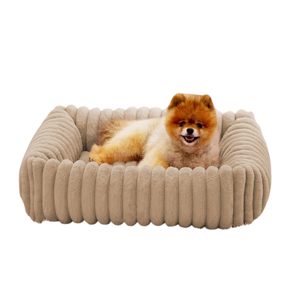 Grande Letto Animali Domestici Cuccia Quadrata Peluche Lavabile Diverse Colorazioni