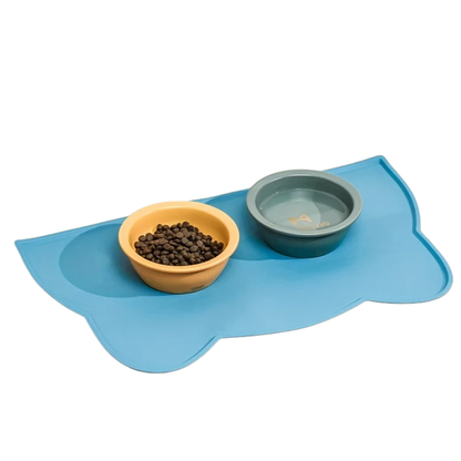 Tovaglietta Diverse Colorazioni Gomma Supporto Ciotole Impermeabile