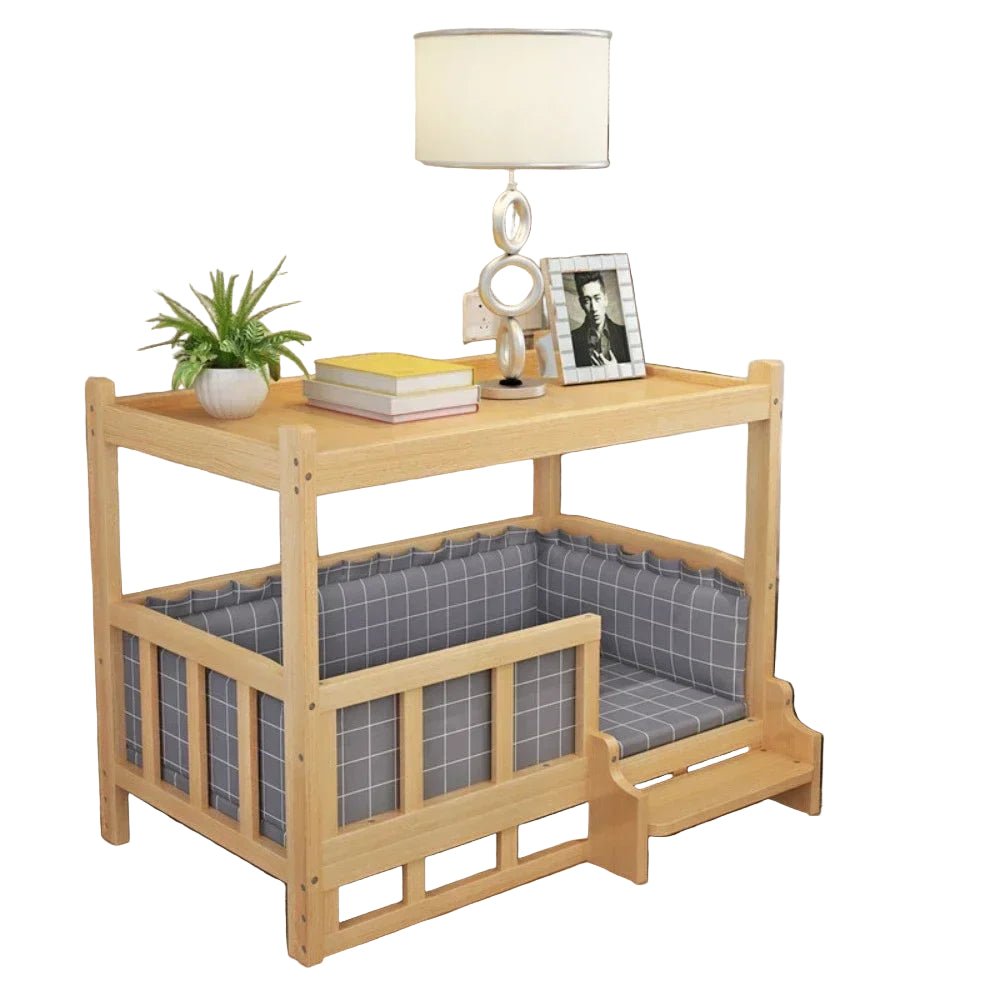 Cuccia Legno Comodino Cuccia Cani Gatti Diversi Modelli Creativa Resistente - WORLD HAPPY PET