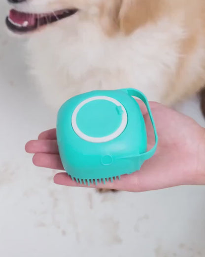 Spazzola Igiene Animali Domestici Dispenser Sapone Diversi Colori