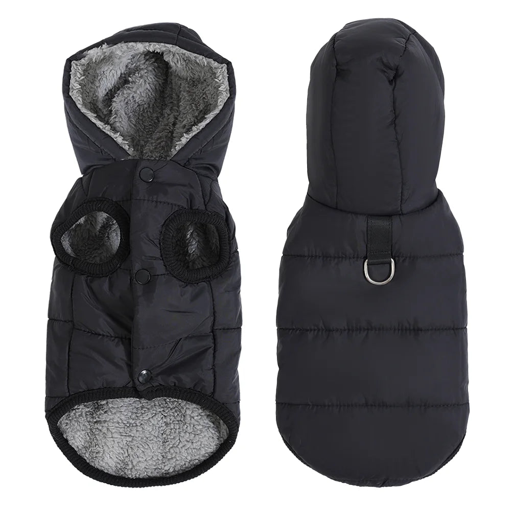 Giubbotto Cappuccio Animali Domestici Giacca Pile Diverse Colorazioni