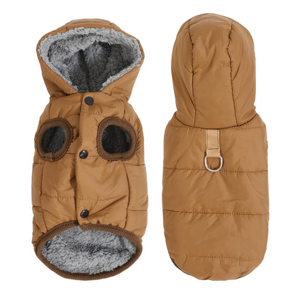 Giubbotto Cappuccio Animali Domestici Giacca Pile Diverse Colorazioni