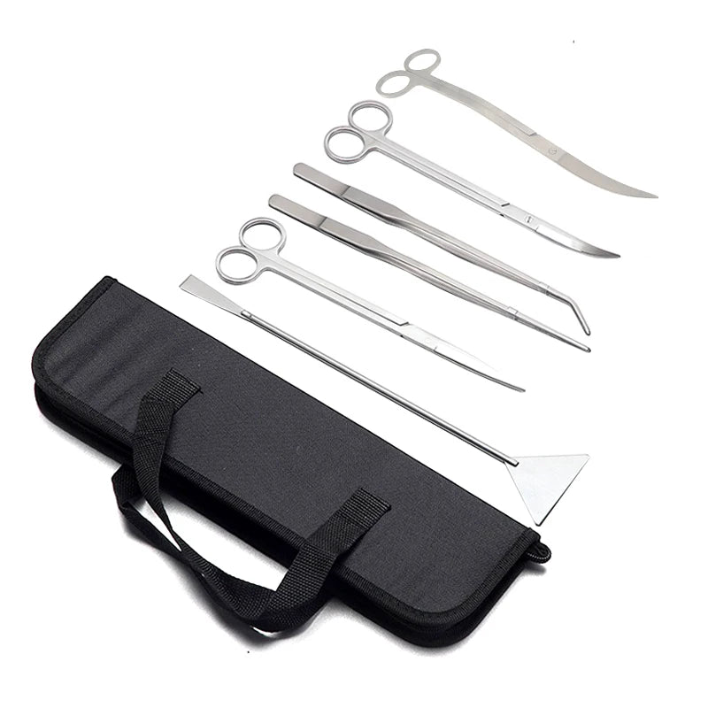 Accessori Acquario Forbici Pinze Piccola Pala Diversi Set Acciaio Inossidabile