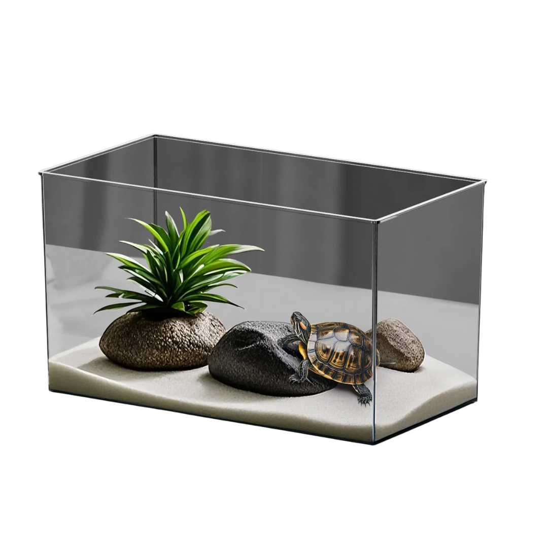 Acquario Rettangolare Plastica Rigida Alta Qualità Trasparente Materiale PET Pesci