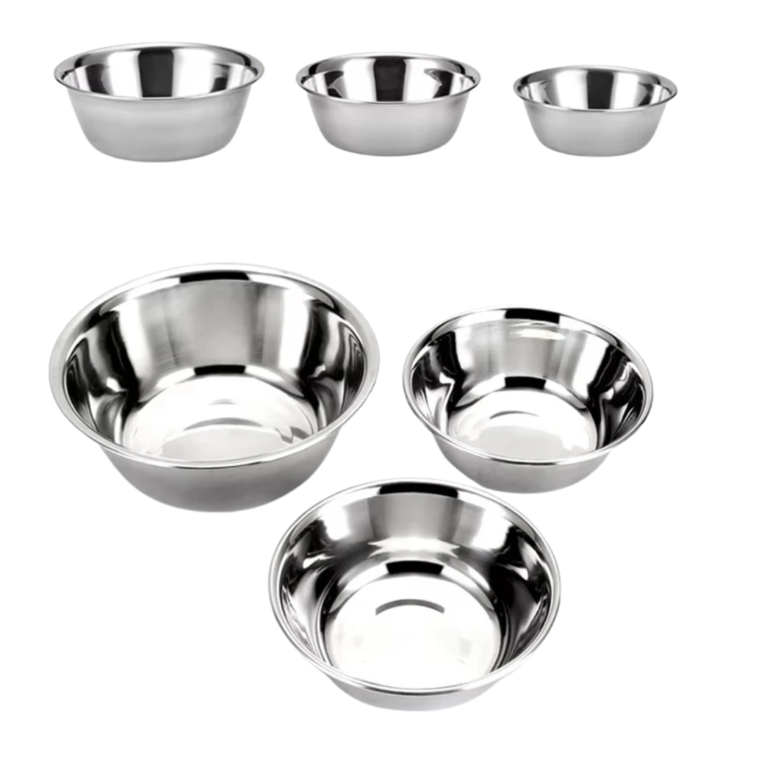 Ciotola Cani Grande Capacità Ciotola Alimentazione Animali Acciaio Inossidabile