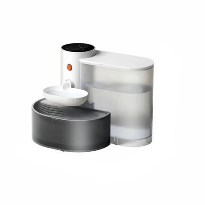 Dispenser Acqua Gatti Automatico Colore Bianco Capacità Ciotola 120ml Ciotola Animali Domestici
