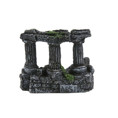 Decorazione Acquario Pietra Colonna Romana Artificiale Accessori