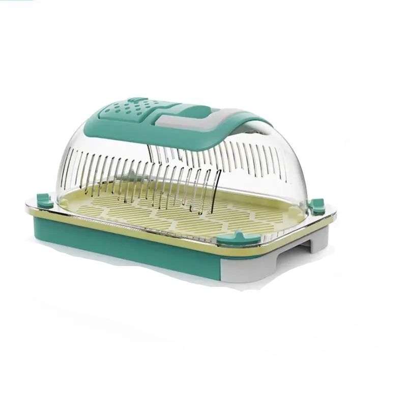 Gabbie Rettili Colore Verde Materiale ABS Plastica Habitat Anfibi - WORLD HAPPY PET