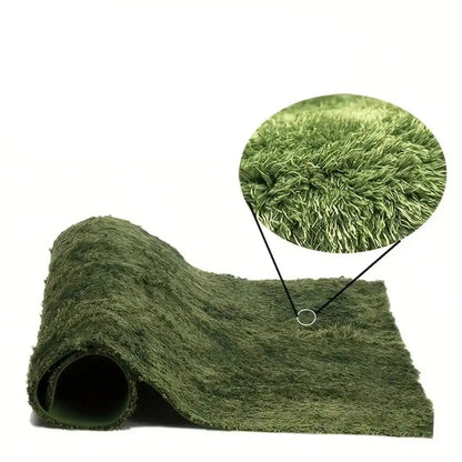 Tappeto Muschio Artificiale Rettili Anfibi Morbido Assorbente Habitat Naturale